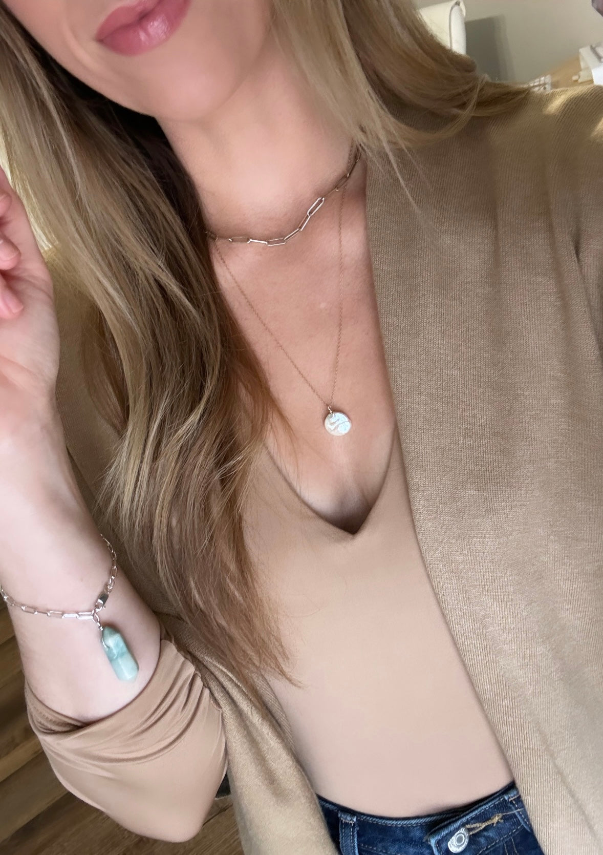 amazonite bracelet / pendulum
