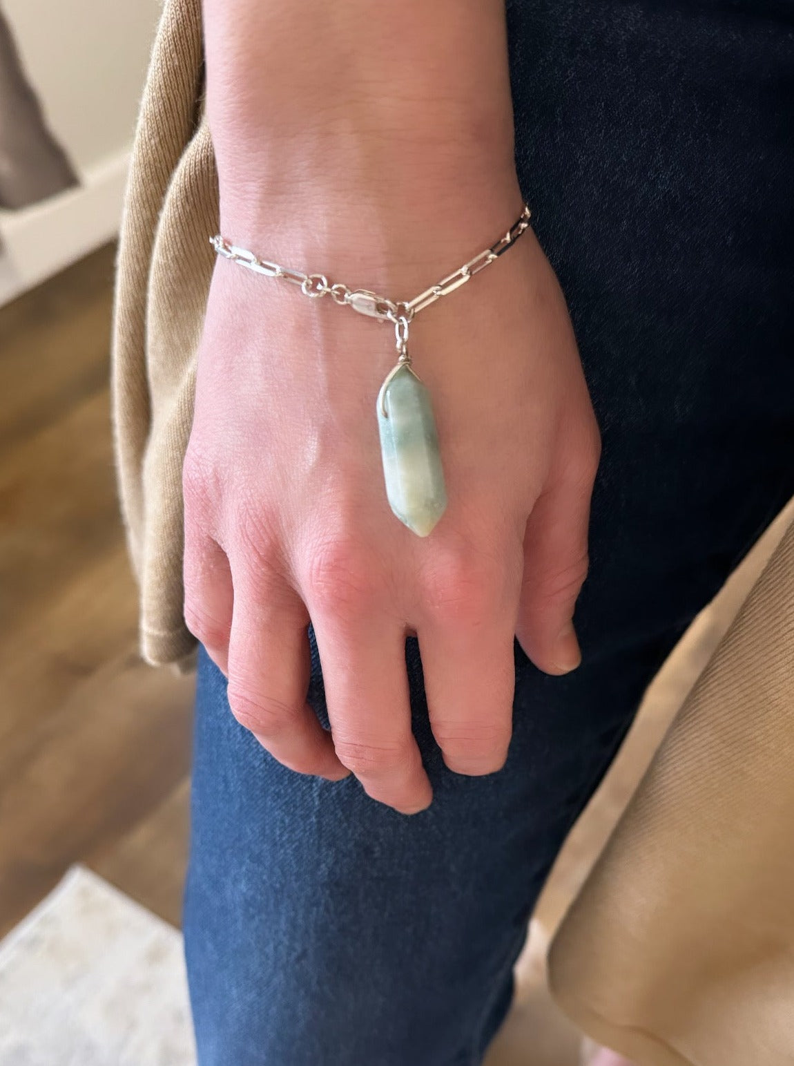 amazonite bracelet / pendulum