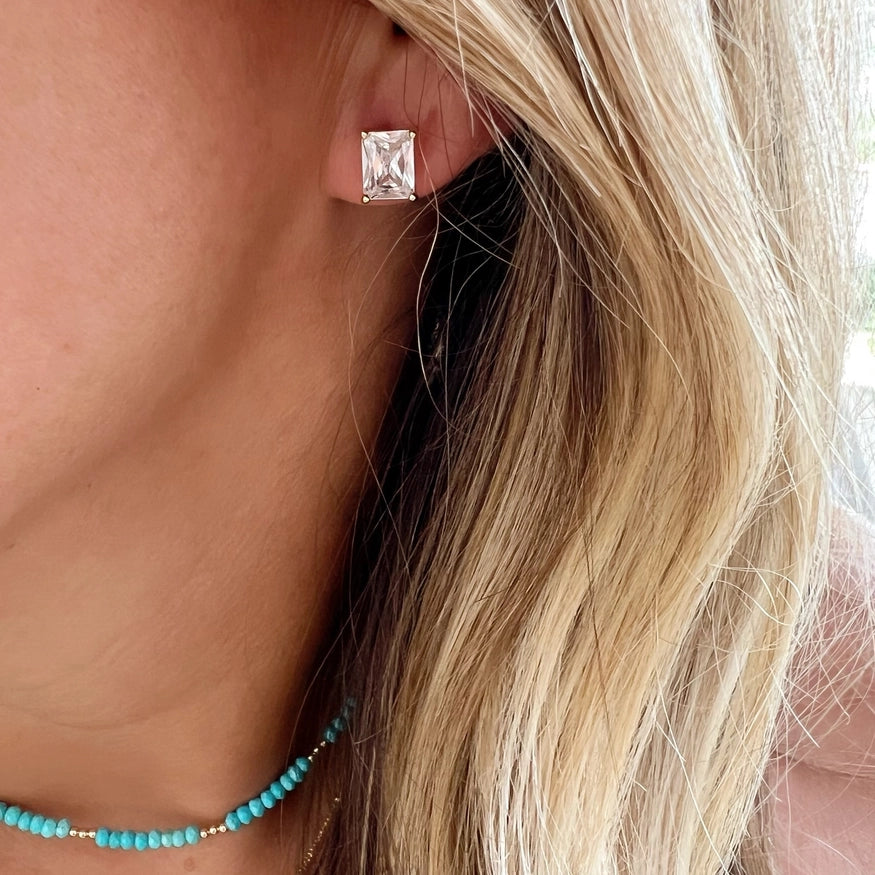 Goldie CZ Stud Earrings