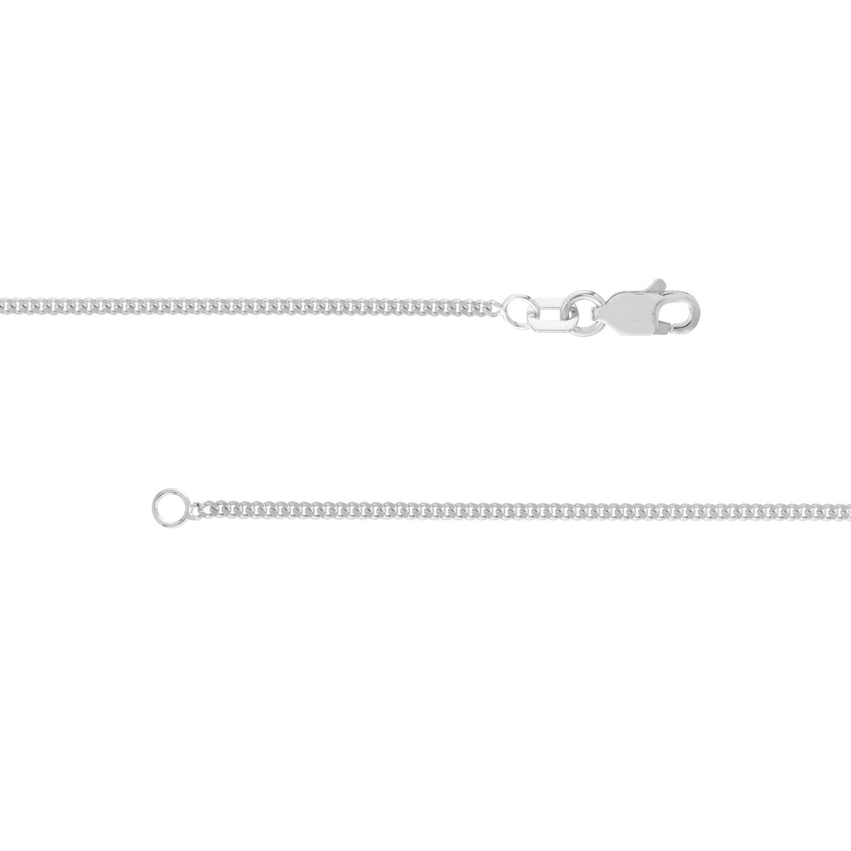 reflective, layering curb chain