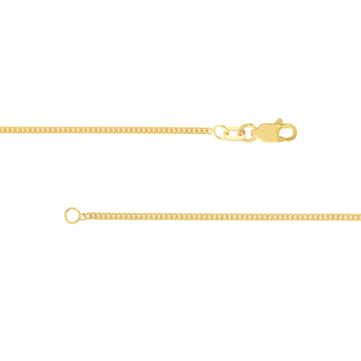 reflective, layering curb chain