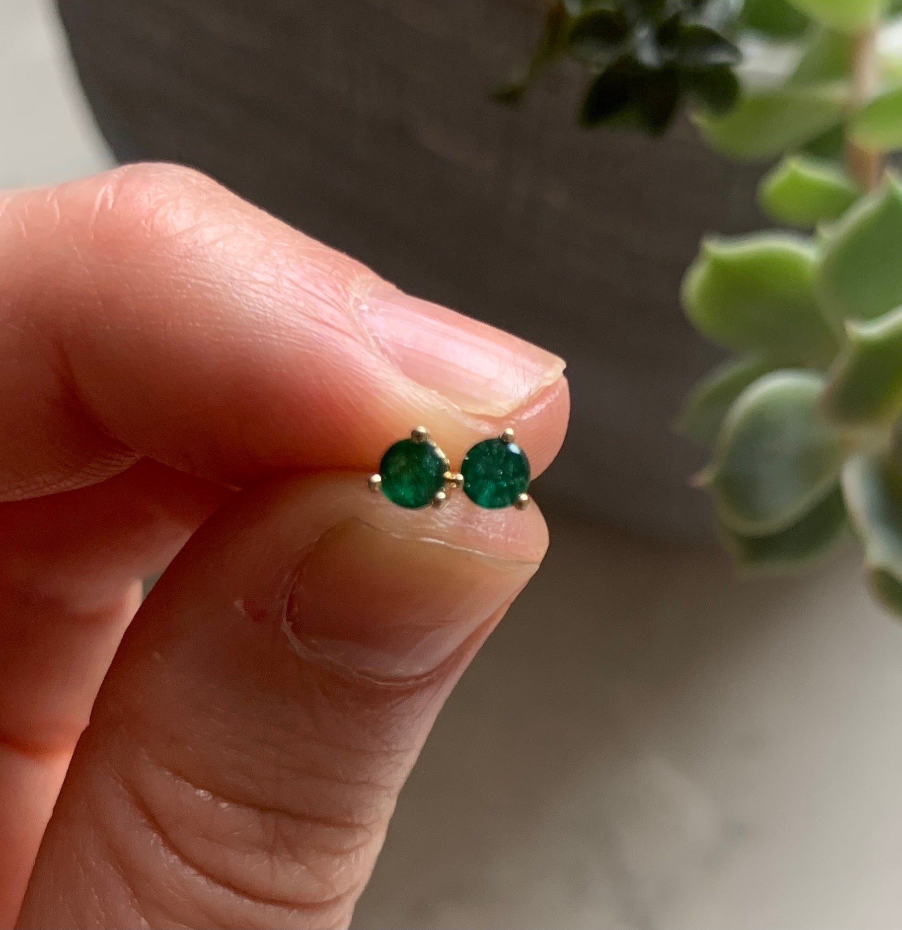 Emerald Earrings