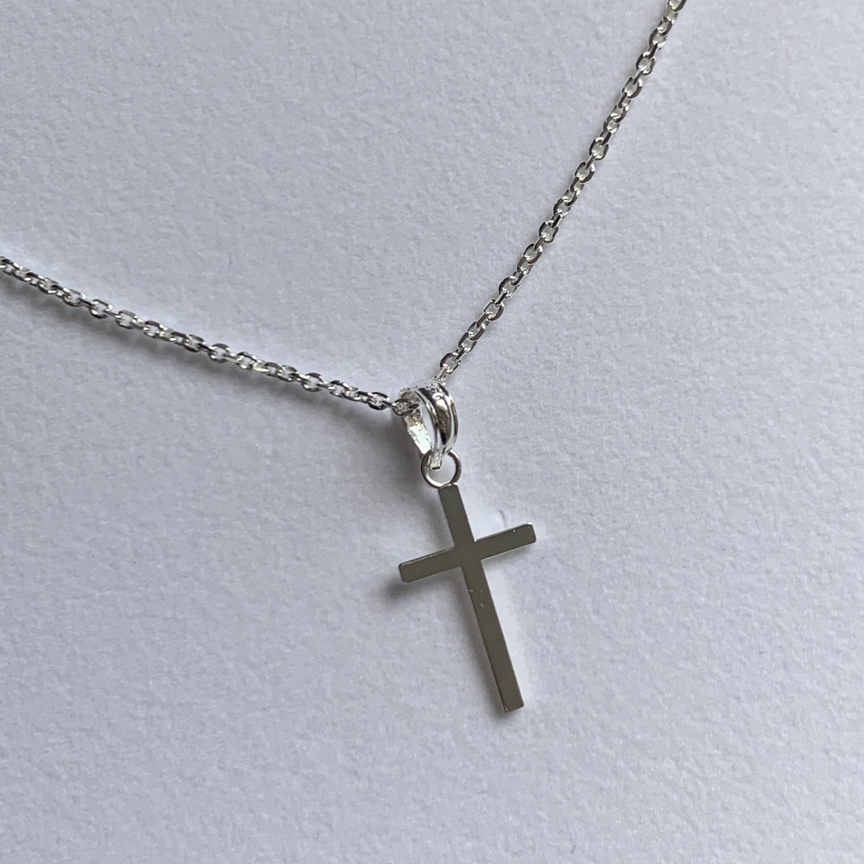 Sterling Silver Cross Necklace