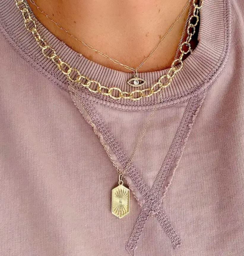 Sun Soul Necklace Gold Filled