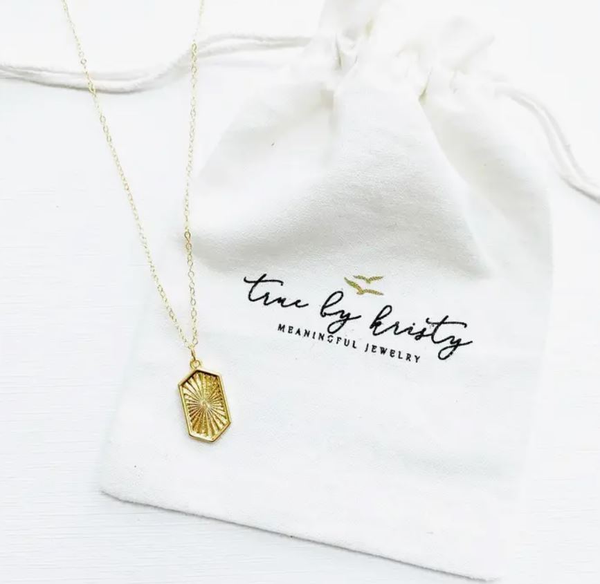 Sun Soul Necklace Gold Filled