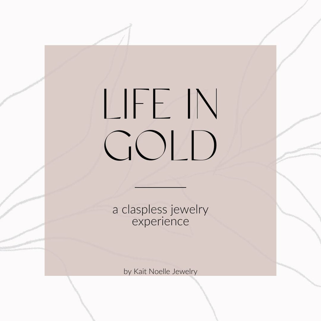 $ 125 LIFE IN GOLD gift card - a claspless jewelry experience