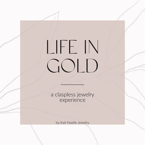 $ 125 LIFE IN GOLD gift card - a claspless jewelry experience