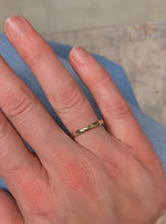 starburst band in 14k gold