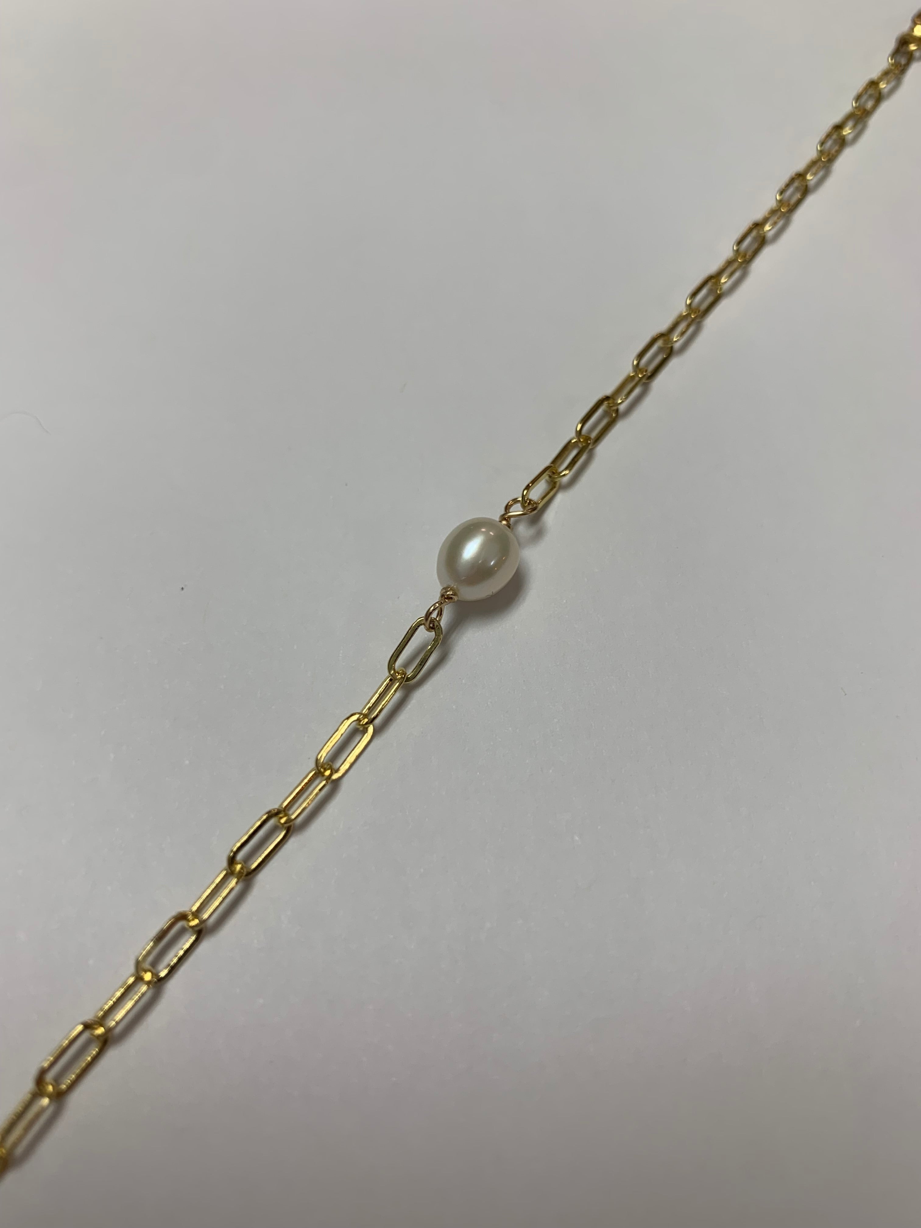 long link pearl bracelet