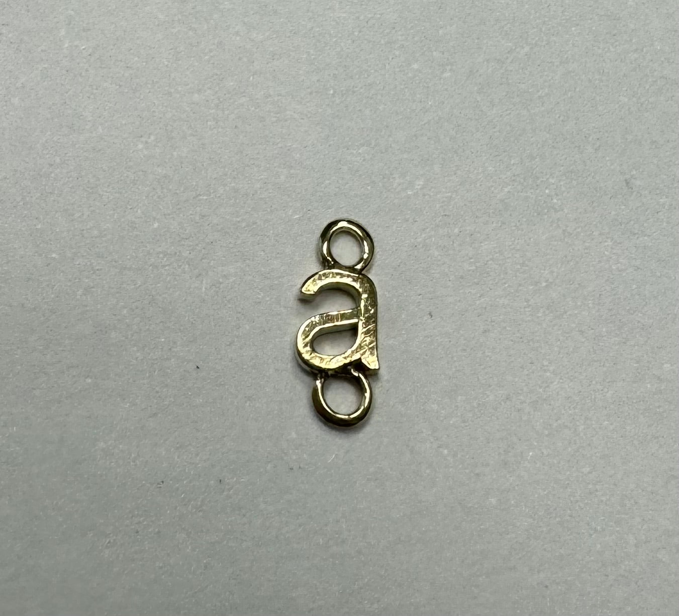 lowercase "A" charm