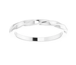 twisted stackable ring