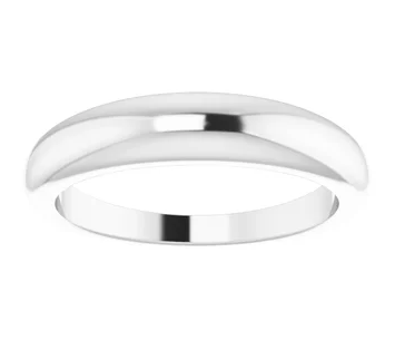 polished dome ring