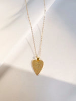 One Love Heart Cz Necklace