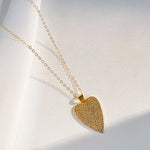 One Love Heart Cz Necklace