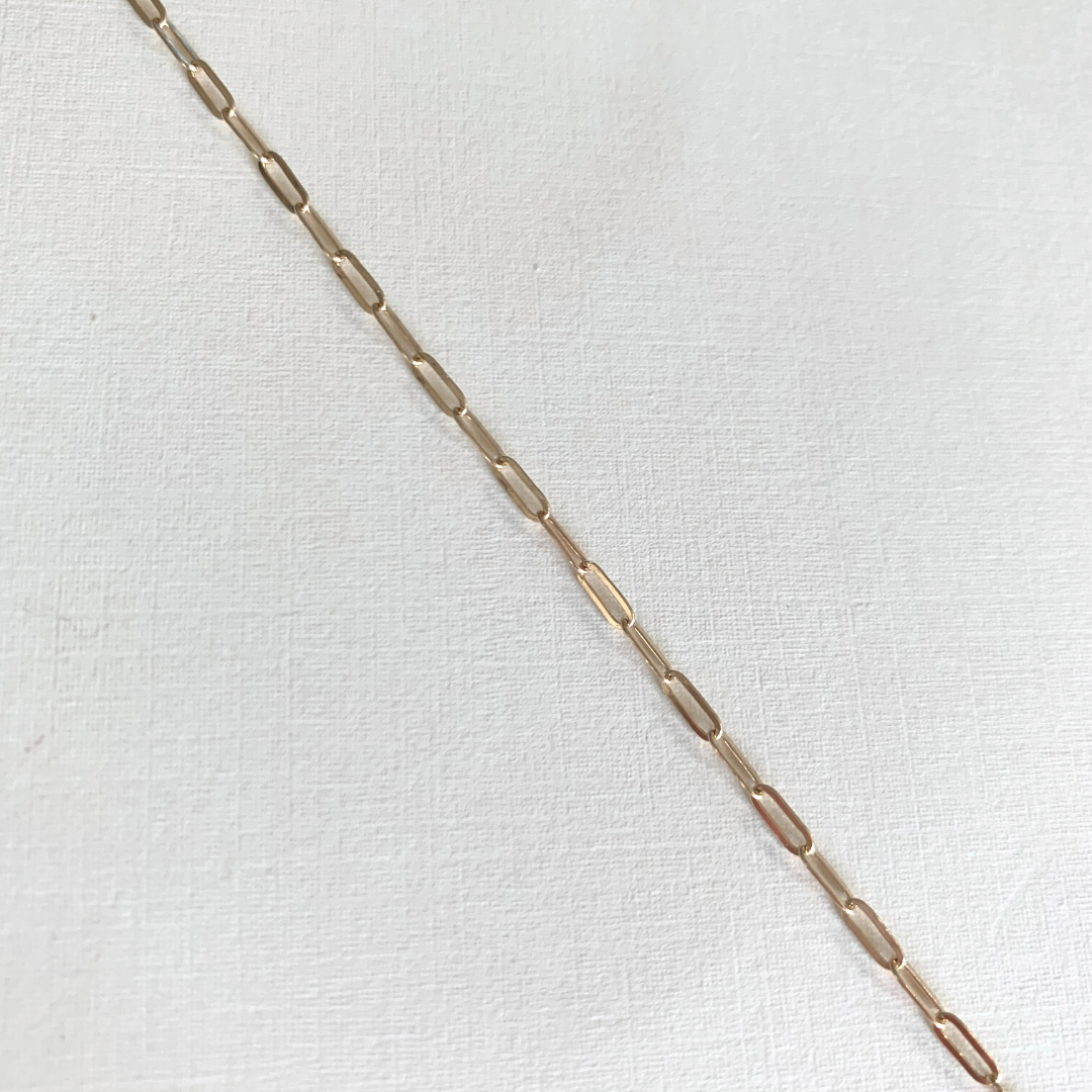 Long Link Necklace 18" - YG