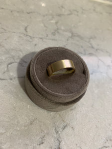 10k Yellow Gold Flat Wedding Band