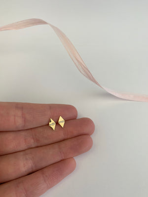 Geometric Diamond Earrings