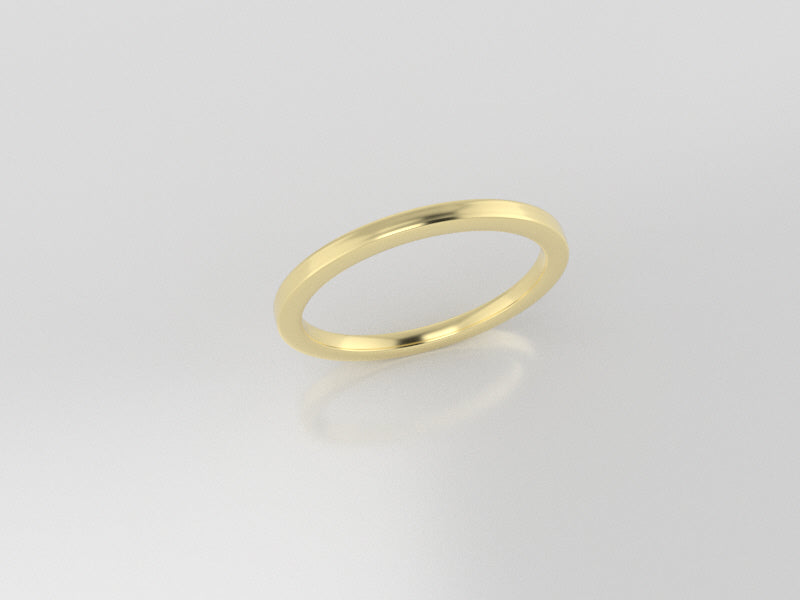 14k yellow gold wedding band