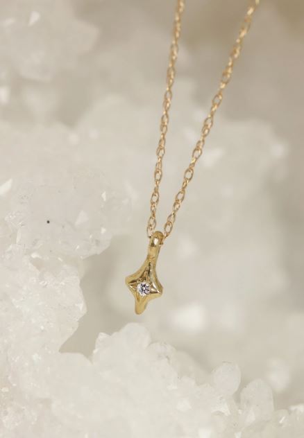 North Star Diamond Necklace by Lacee Alexandra
