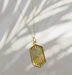 Sun Soul Necklace Gold Filled by True by Kristy